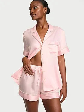 Signature Satin Shine Short Pajama Set