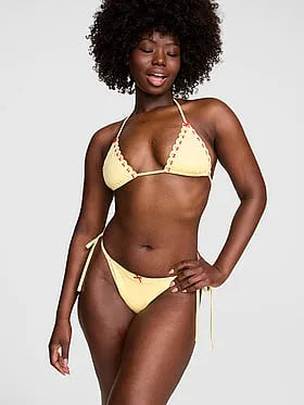 Cape May Embroidered Bikini Top