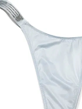 OmbrÃ© Stripe Shine Strap Thong Panty
