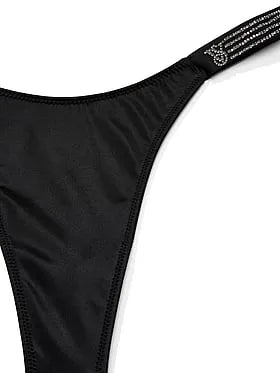 OmbrÃ© Stripe Shine Strap Thong Panty