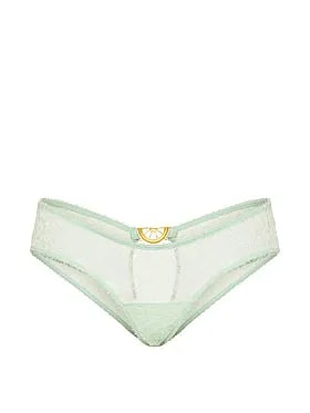 Tease Lace Hardware Open-Back Cheeky Panty