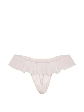 Tease Bow Lace Bridal Thong Panty