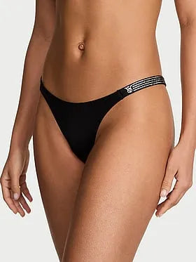 OmbrÃ© Stripe Shine Strap Brazilian Panty