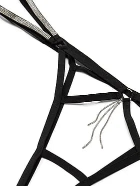 Shine Strappy Peekaboo Brazilian Panty