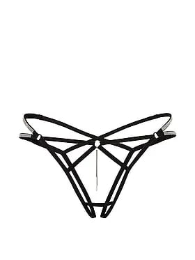 Shine Strappy Peekaboo Brazilian Panty