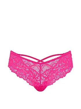 Tease Sexy Strappy Lace Open-Back Cheeky Panty