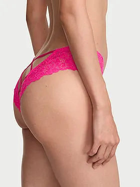Tease Sexy Strappy Lace Open-Back Cheeky Panty