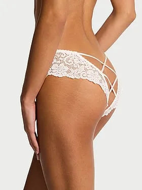 Tease Sexy Strappy Lace Open-Back Cheeky Panty