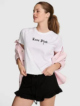 Cotton Raglan Sleep Tee
