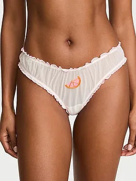 Tease Fresh Squeezed Ruffled Mesh Cheeky Panty