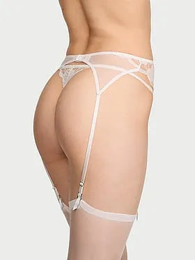 Frou Frou Embroidery Garter Belt
