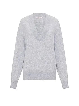 Luxe Knit Oversized V-Neck Sweater