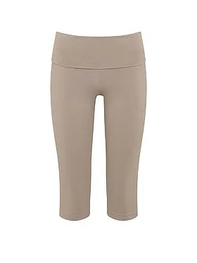 Cotton Foldover Capri Legging