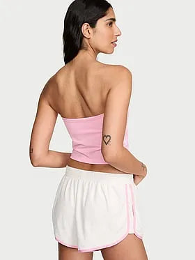 Micro Terry Curved Hem Short