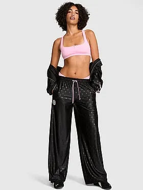 Goal-Getter Satin Straight-Leg Pants