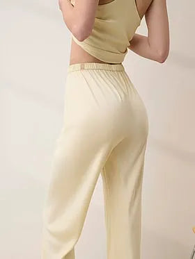 Washable Silk Bias Cami & Pant Pajama Set