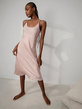 Washable Silk Bias Slip Dress