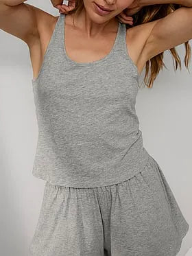 Organic Pima Curved Hem Tank