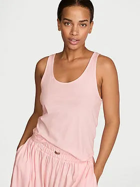 Organic Pima Curved Hem Tank