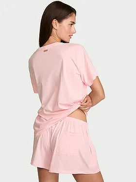 Organic Pima Tee Short Set
