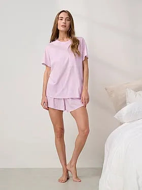 Organic Pima Tee Short Set