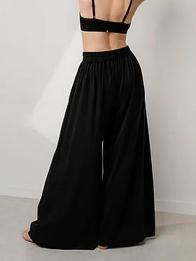 Organic Pima Wide-Leg Pant
