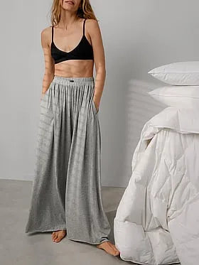 Organic Pima Wide-Leg Pant