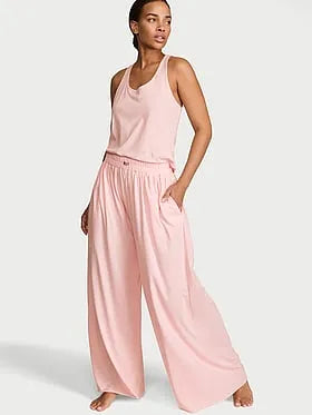 Organic Pima Wide-Leg Pant