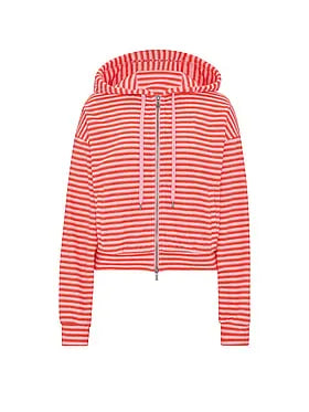 Micro Terry Full-Zip Hoodie