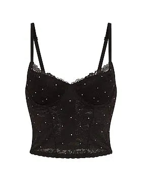 PINK Winkâ¢ Lightly Lined Scoop Corset Top