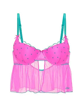 PINK Winkâ¢ Lightly Lined Scoop Corset Top
