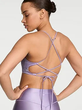 VSX GlossyTechâ¢ Strappy-Back Sports Bra