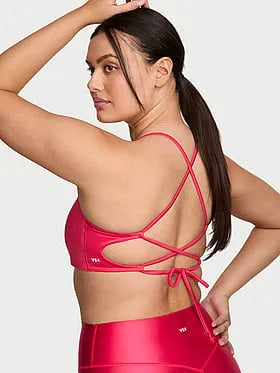 VSX GlossyTechâ¢ Strappy-Back Sports Bra