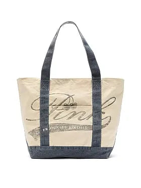 PINK by Frankies Bikinis Canvas Tote Bag