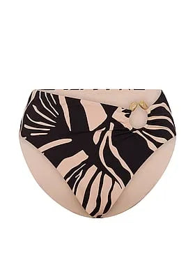 Beach Hoops High-Waist Full-Coverage Bikini Bottom