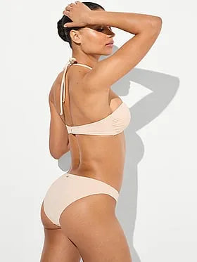 Hammered Hardware Halter Bandeau Bikini Top