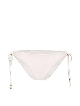 Eyelet Side-Tie Brazilian Bikini Bottom