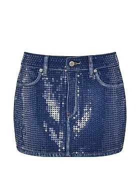 Denim by PINK Mini Jean Skirt