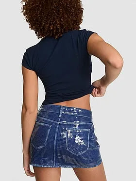 Denim by PINK Mini Jean Skirt
