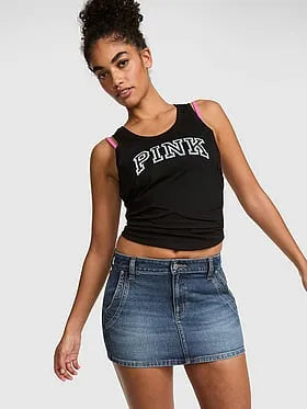 Denim by PINK Mini Jean Skirt