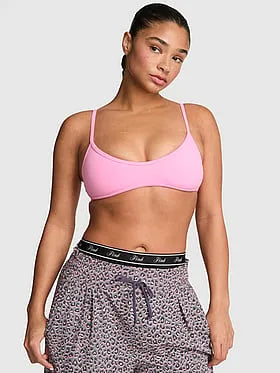 PINK Relayâ¢ Micro Scoop Bra