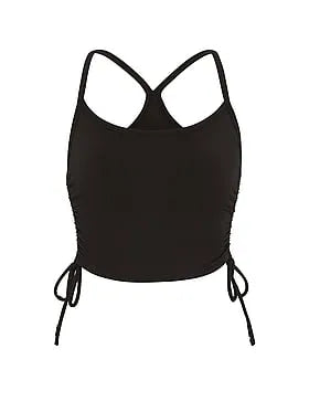 PINK Relayâ¢ Side-Ruched Cropped Bra Tank