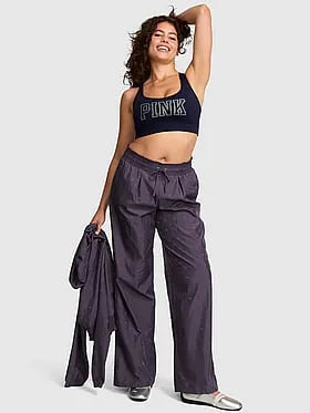 Logo Jacquard Straight-Leg Pants