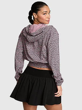 Tech Woven Smocked Hooded Jacket