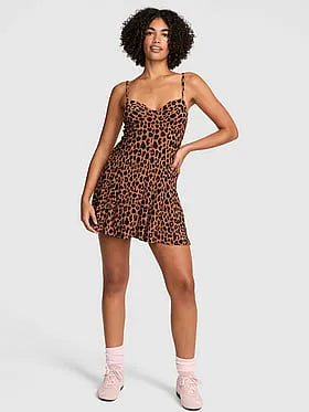 Night-Out Stretchy Knit Corset Dress