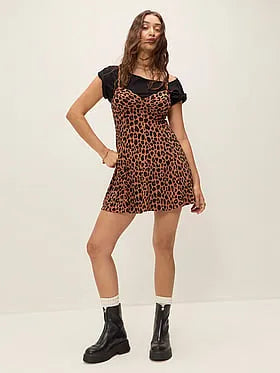 Night-Out Stretchy Knit Corset Dress