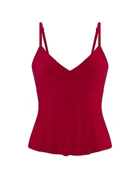 Night-Out Stretchy Knit Corset Tank Top