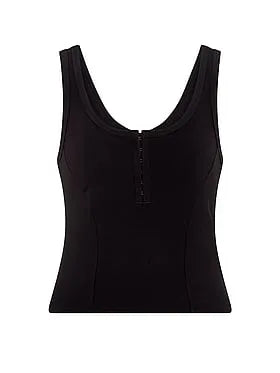 All-Day Soft Rib Hook-and-Eye Tank Top