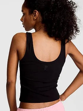 All-Day Soft Rib Hook-and-Eye Tank Top