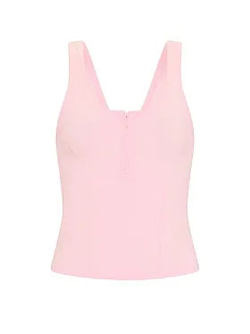 All-Day Soft Rib Hook-and-Eye Tank Top